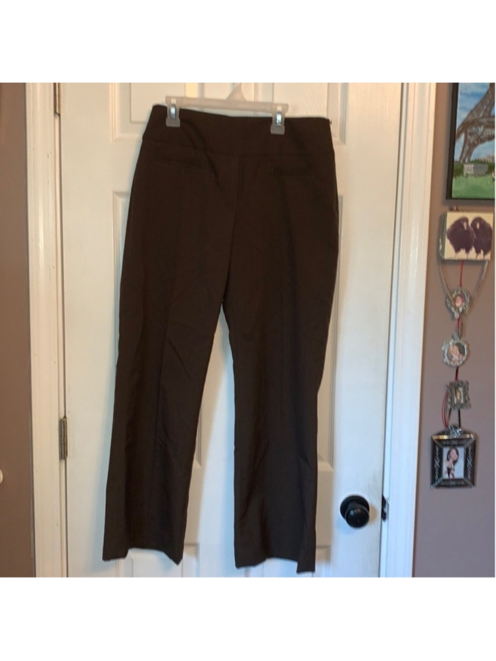 Tribal stretchy dress pants brown size 6